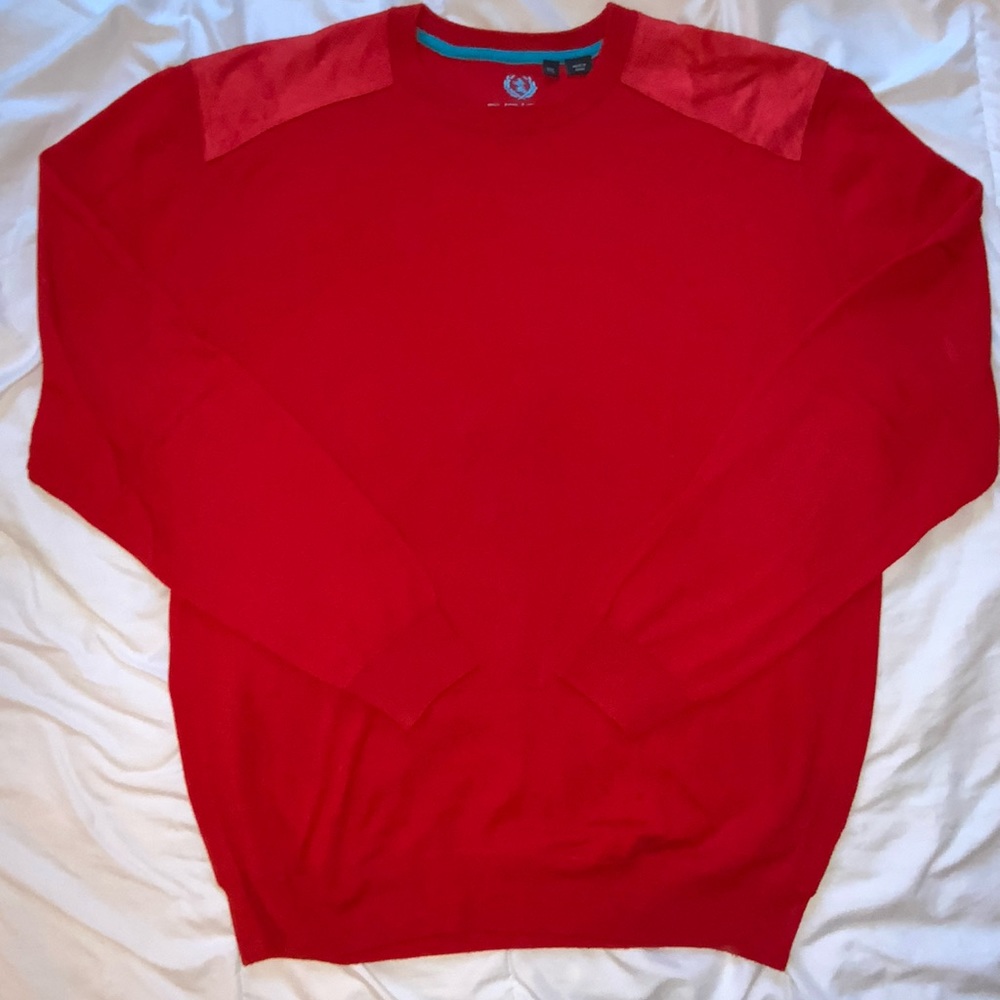 Bugatti Red, 100% Marino wool sweater size XXL,  new without tags.